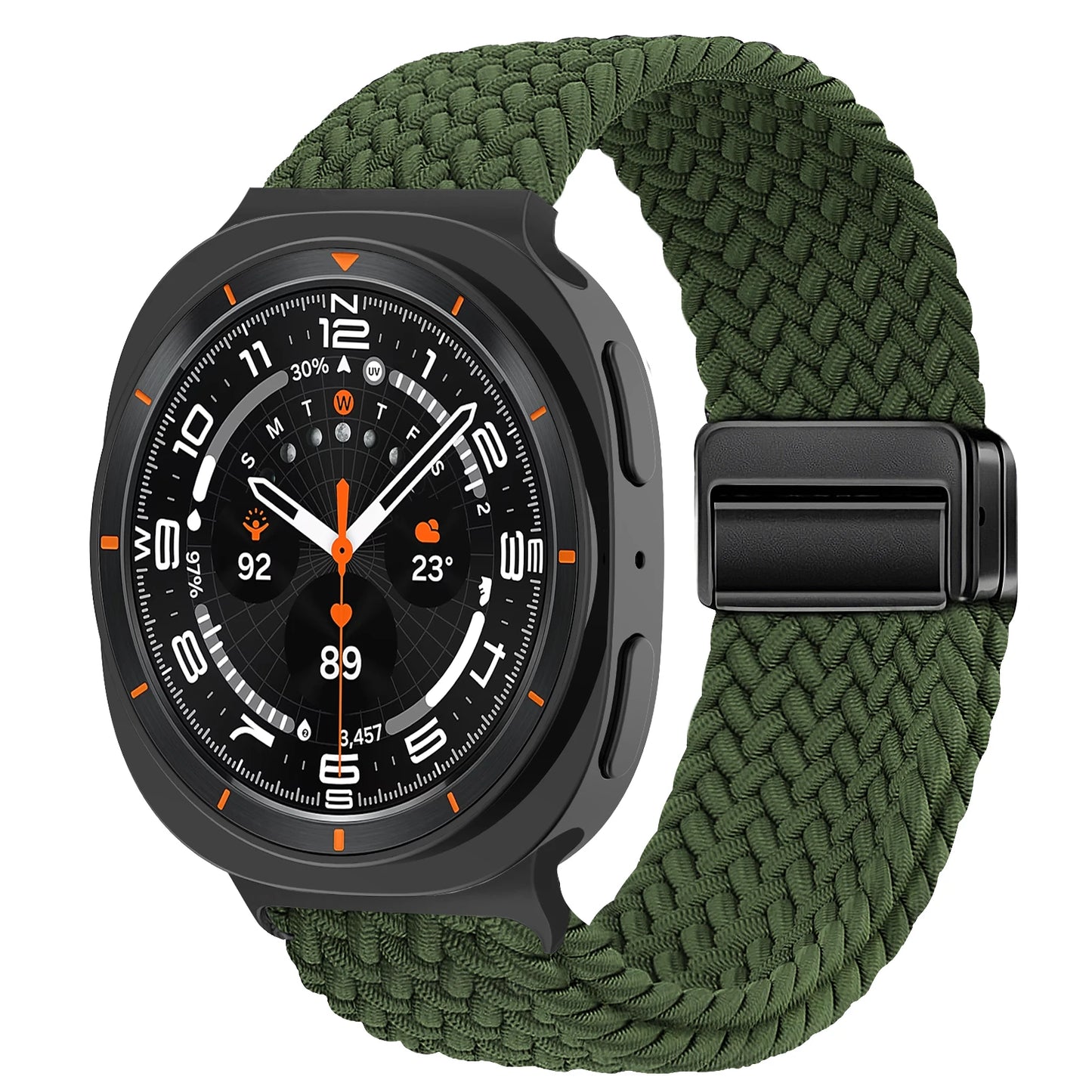 BraidMag™ – Magnetic Braided Nylon Strap for Samsung Galaxy Watch 8 & Classic