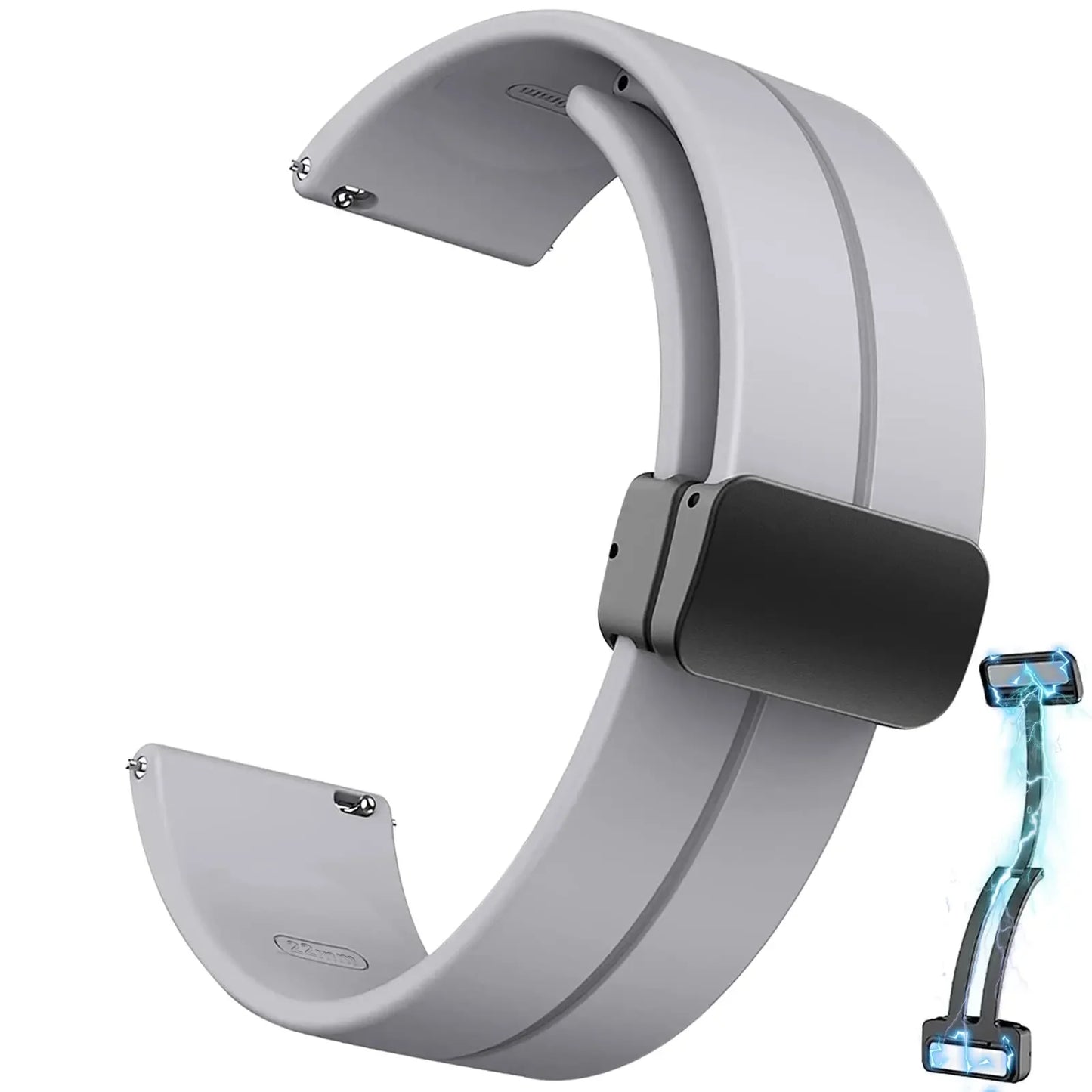 SportMag™ – 20/22mm Silicone Sport Strap with Magnetic Buckle for Samsung Galaxy Watch