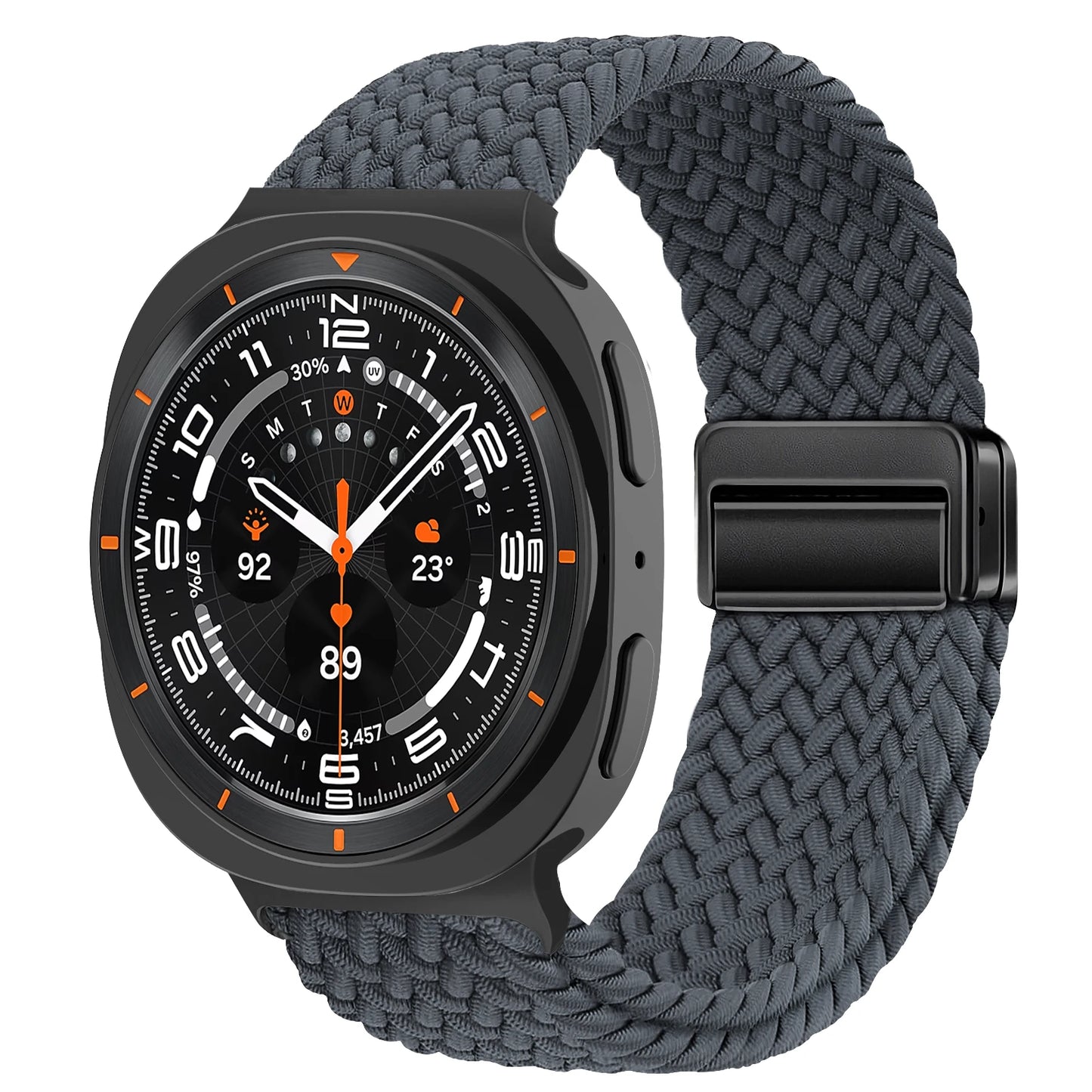 BraidMag™ – Magnetic Braided Nylon Strap for Samsung Galaxy Watch 8 & Classic