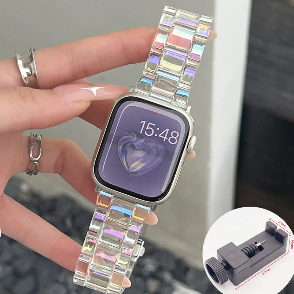 Clario™ - Resin Watch Strap For Apple Watch