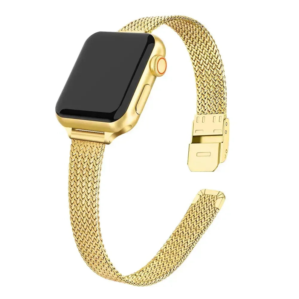 Vera™ – Elegant Mesh Bracelet for Apple Watch