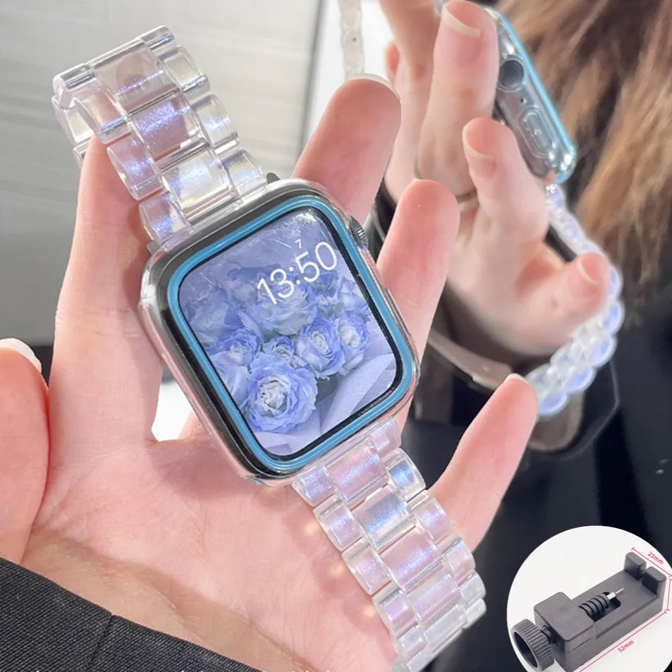 Clario™ - Resin Watch Strap For Apple Watch