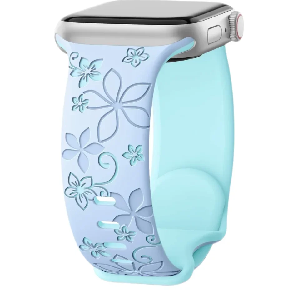 Narei™ - Engraved Silicone Strap for Apple Watch