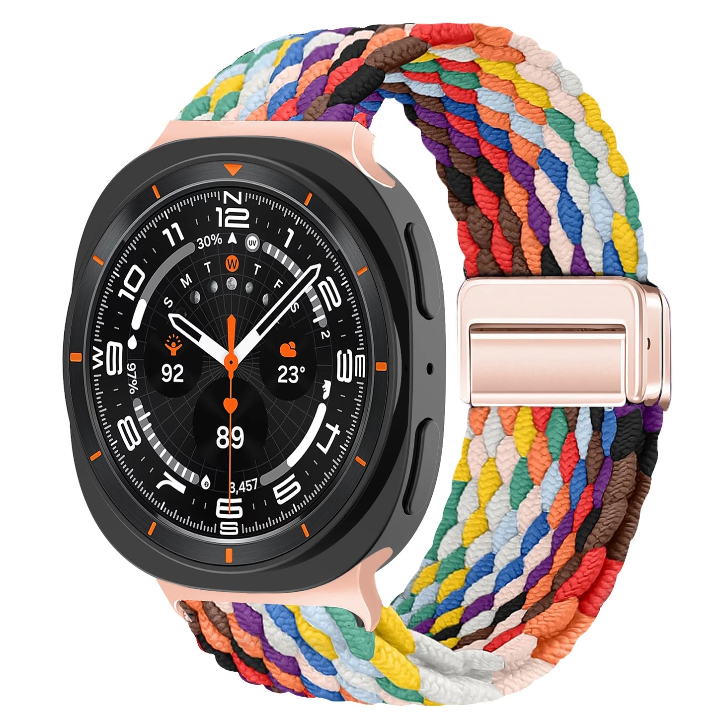 BraidMag™ – Magnetic Braided Nylon Strap for Samsung Galaxy Watch 8 & Classic
