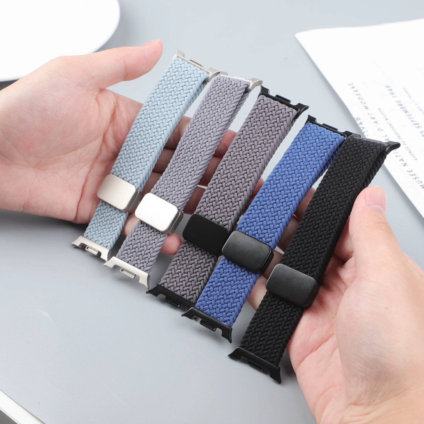 BraidMag™ – Magnetic Braided Nylon Strap for Samsung Galaxy Watch 8 & Classic