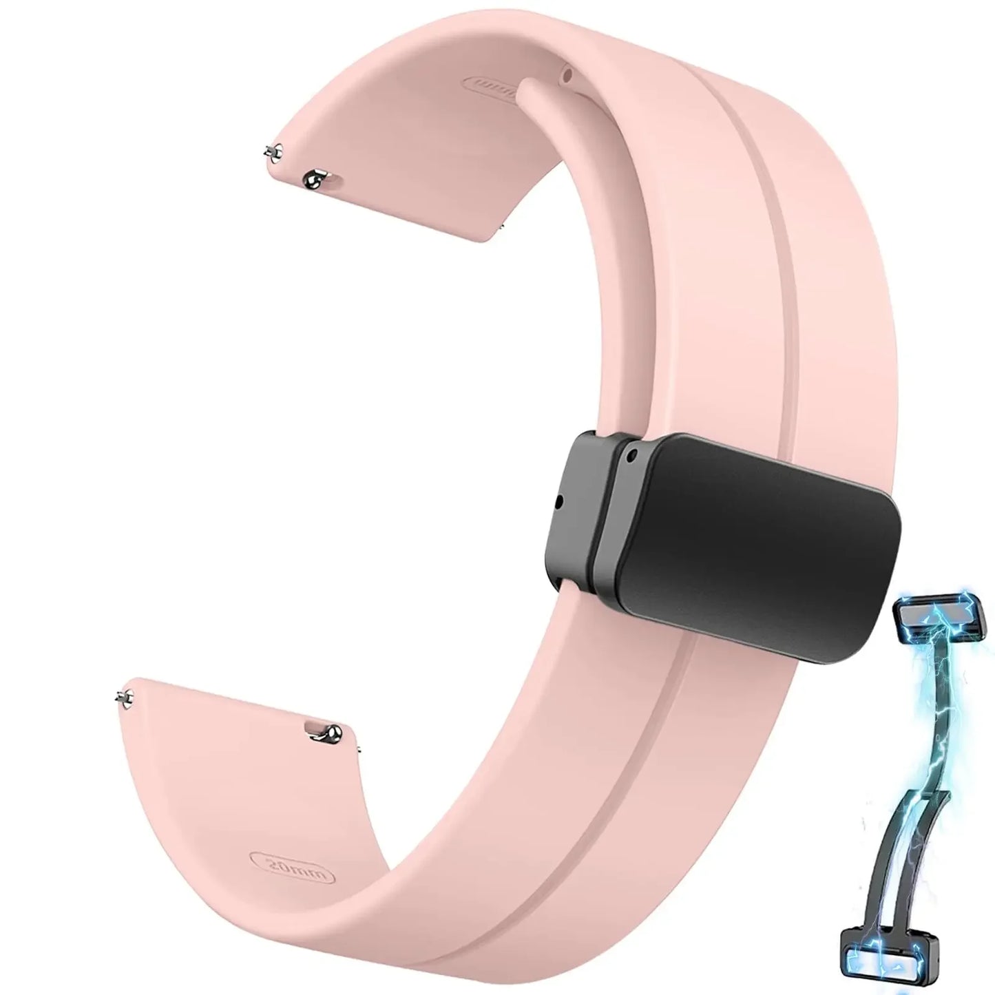 SportMag™ – 20/22mm Silicone Sport Strap with Magnetic Buckle for Samsung Galaxy Watch