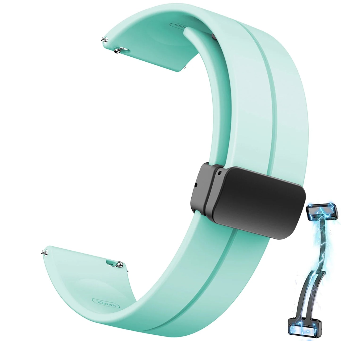 SportMag™ – 20/22mm Silicone Sport Strap with Magnetic Buckle for Samsung Galaxy Watch