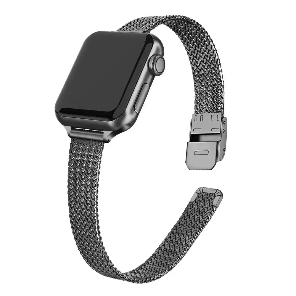 Vera™ – Elegant Mesh Bracelet for Apple Watch