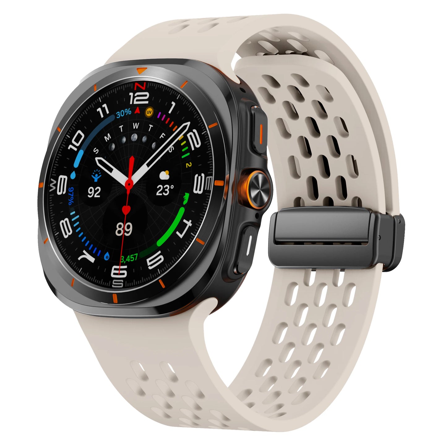 Magnetix™ – 20/22mm Magnetic Silicone Strap for Samsung Galaxy Watch 4/5/6/7, Classic