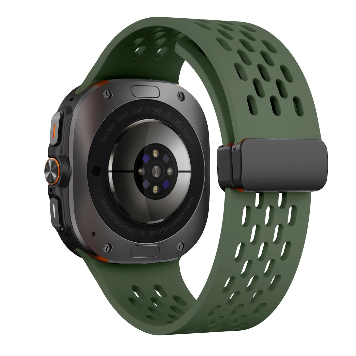 Magnetix™ – 20/22mm Magnetic Silicone Strap for Samsung Galaxy Watch 4/5/6/7, Classic