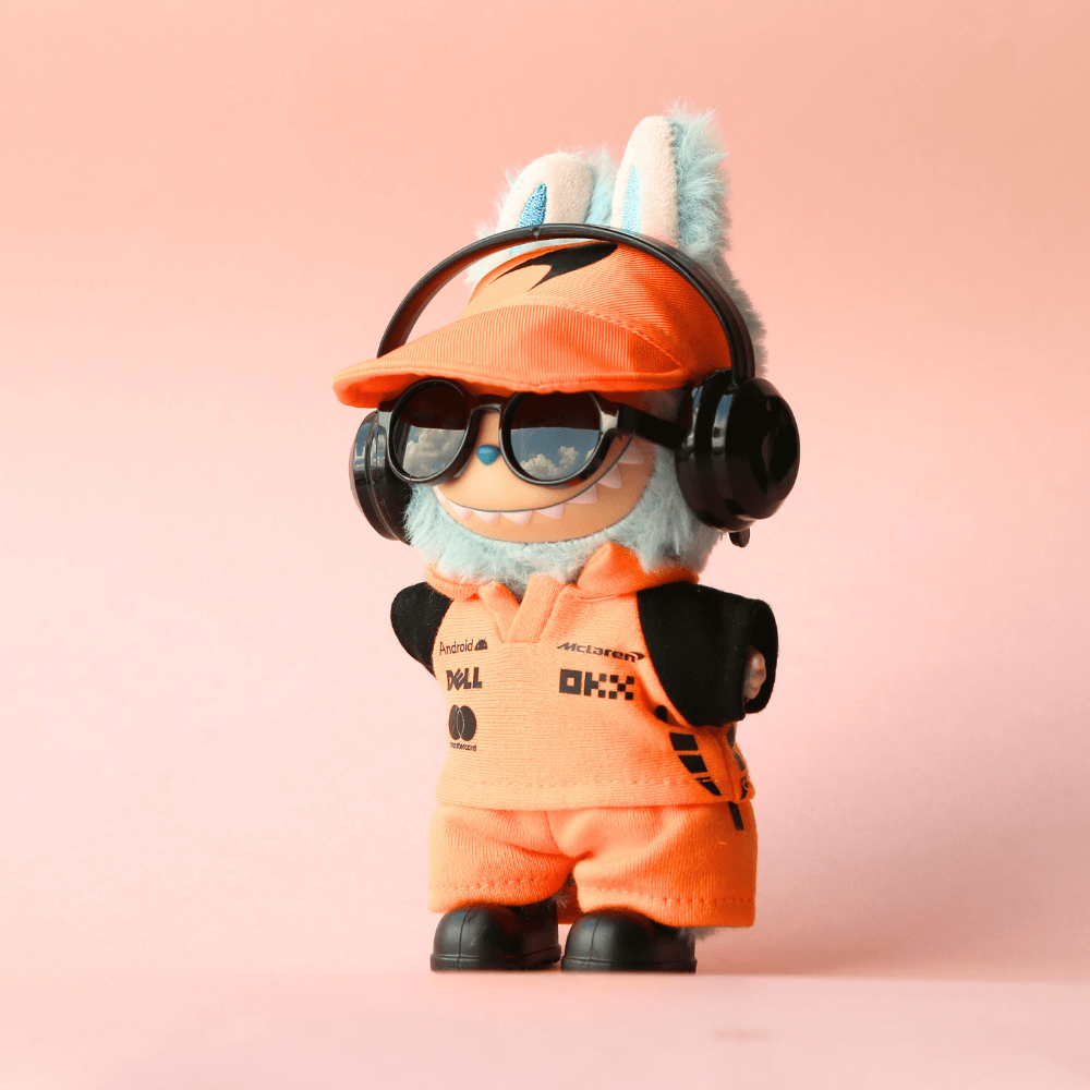 Mclaren Formula 1 Papaya No.4 3-piece Set- Labubu Clothes