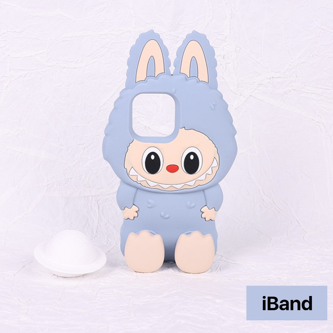 "Blue Labubu" Premium iPhone Case