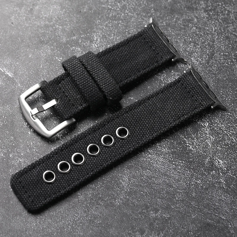 Voyage™ | Military Canvas Apple Watch Strap