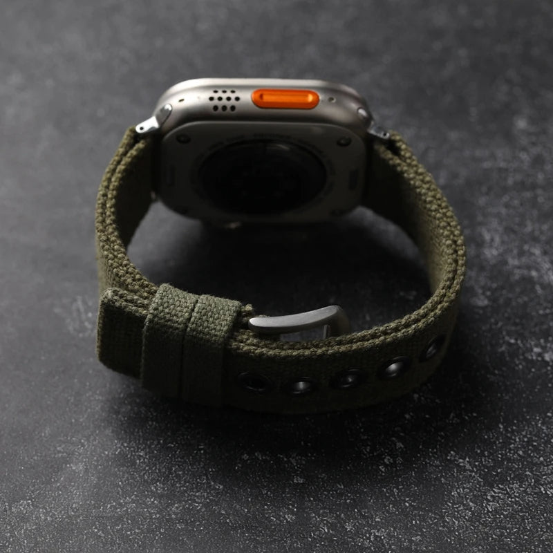 Voyage™ | Military Canvas Apple Watch Strap
