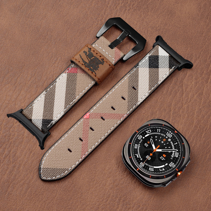 Premium Handmade Leather Band For Samsung Watch Ultra