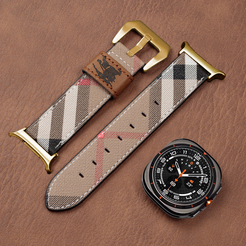 Premium Handmade Leather Band For Samsung Watch Ultra