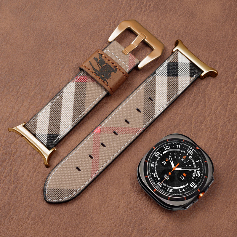 Premium Handmade Leather Band For Samsung Watch Ultra