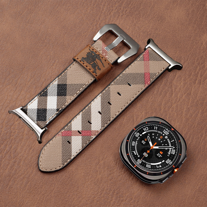 Premium Handmade Leather Band For Samsung Watch Ultra
