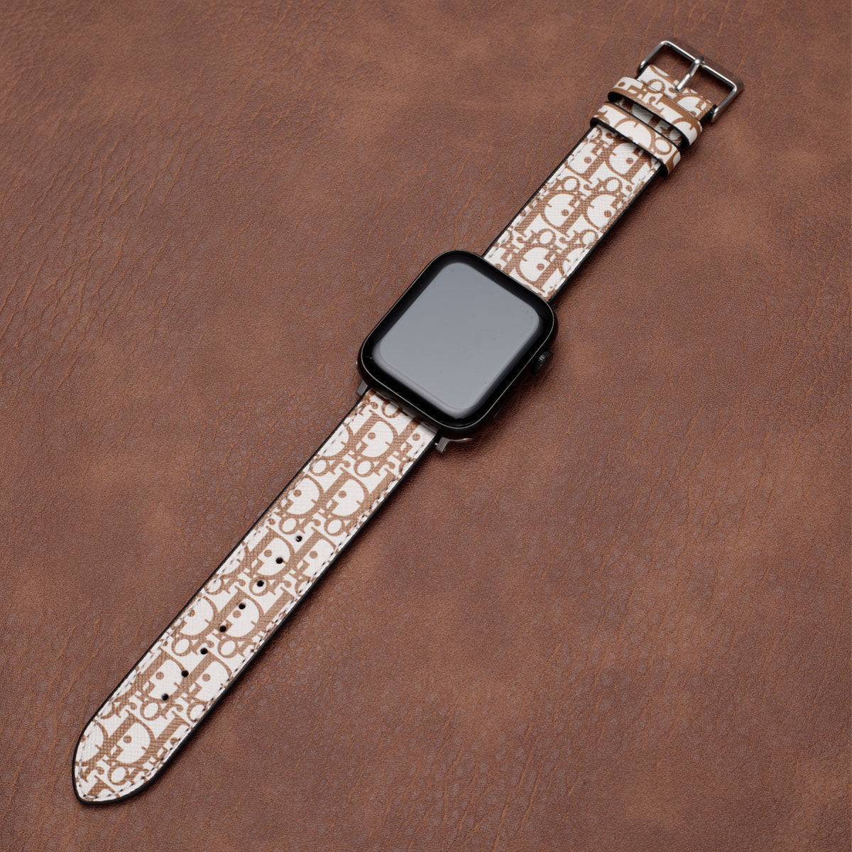 "D" Premium Handmade Leather Band For Apple Watch