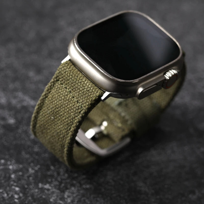 Voyage™ | Military Canvas Apple Watch Strap