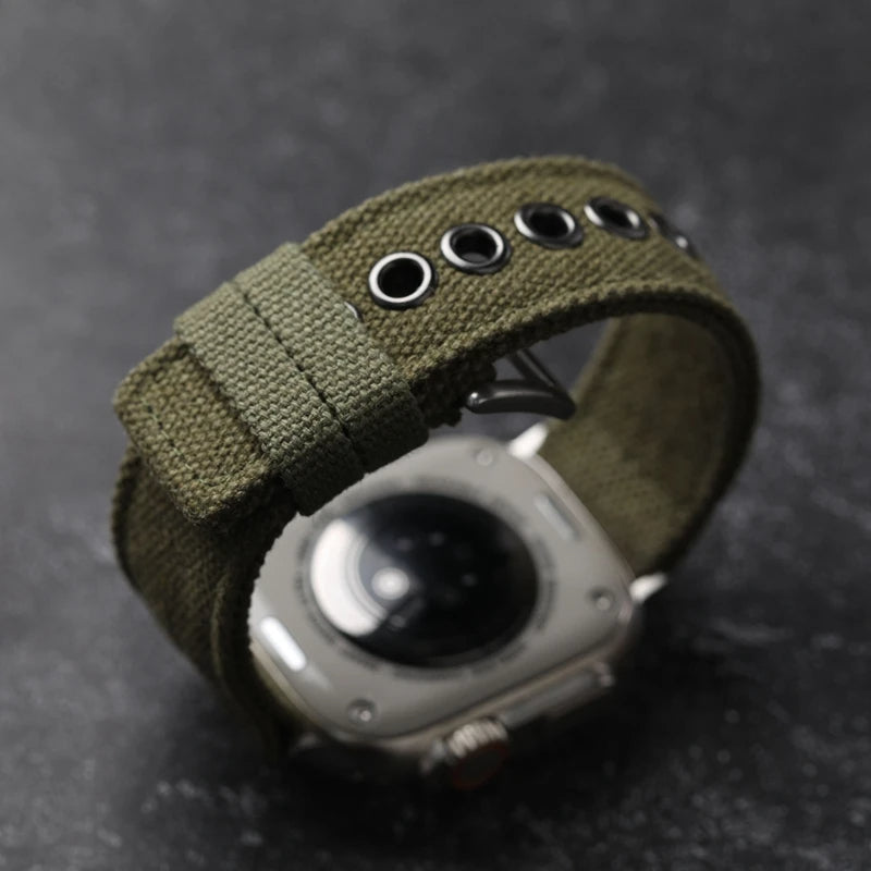 Voyage™ | Military Canvas Apple Watch Strap