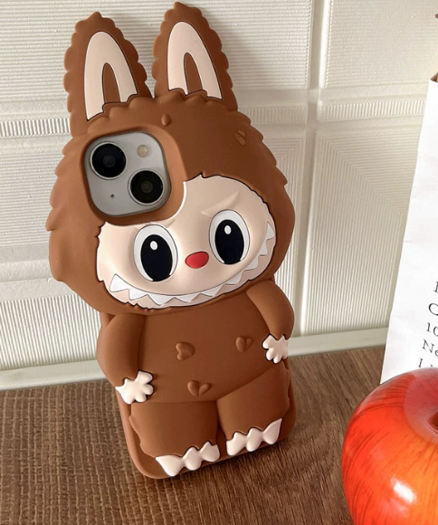 "Brown Labubu" Premium iPhone Case
