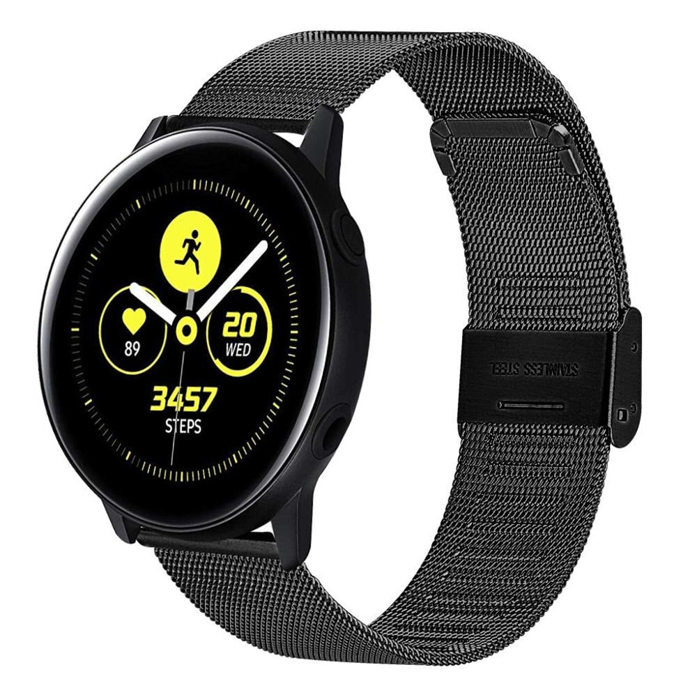 Black Premium Milanese Strap | For Huawei & Amazfit Smartwatches