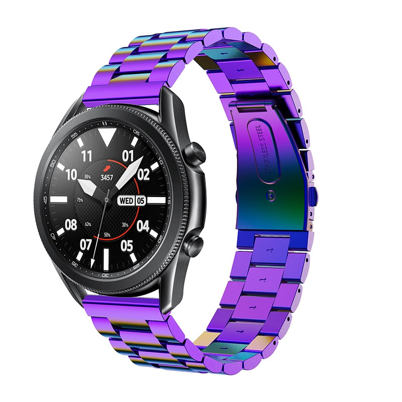 Purple Vintage Steel Strap | For Huawei & Amazfit Smartwatches