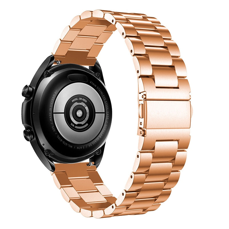 Rose Gold Vintage Steel Strap | For Huawei & Amazfit Smartwatches