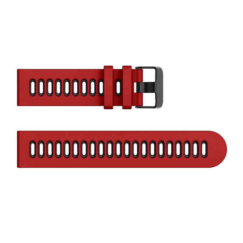 Red/Black Breathable Silicone® Strap | For Huawei & Amazfit Smartwatches