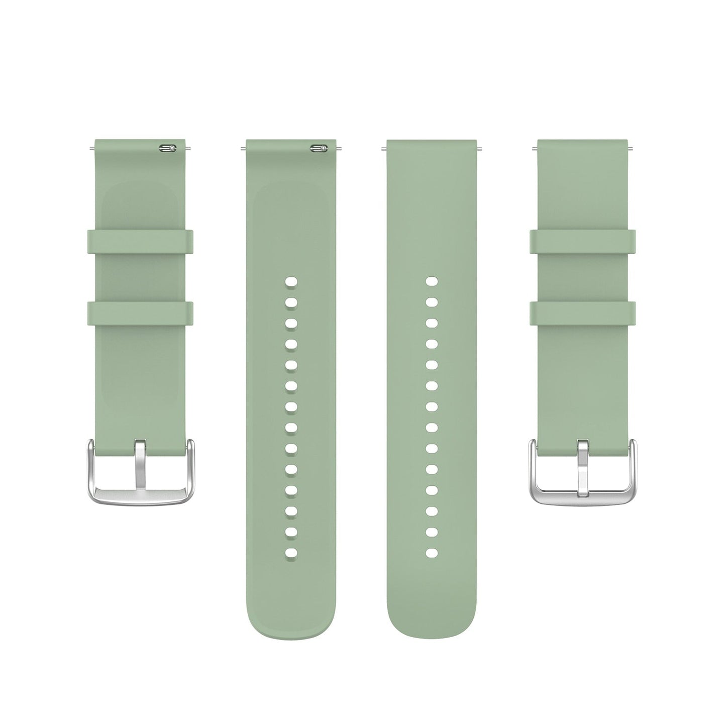 Sage Green Plain Silicone Strap | For 20mm Huawei & Amazfit Smartwatches