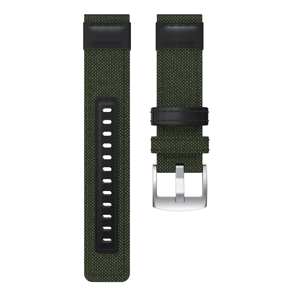 Army Green Canvas Adventurer® Strap | For Huawei & Amazfit Smartwatches