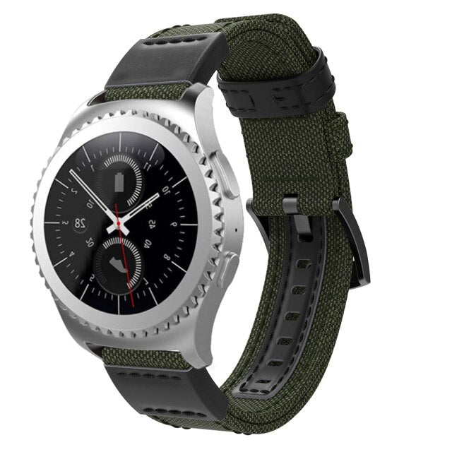 Army Green Canvas Adventurer® Strap | For Huawei & Amazfit Smartwatches
