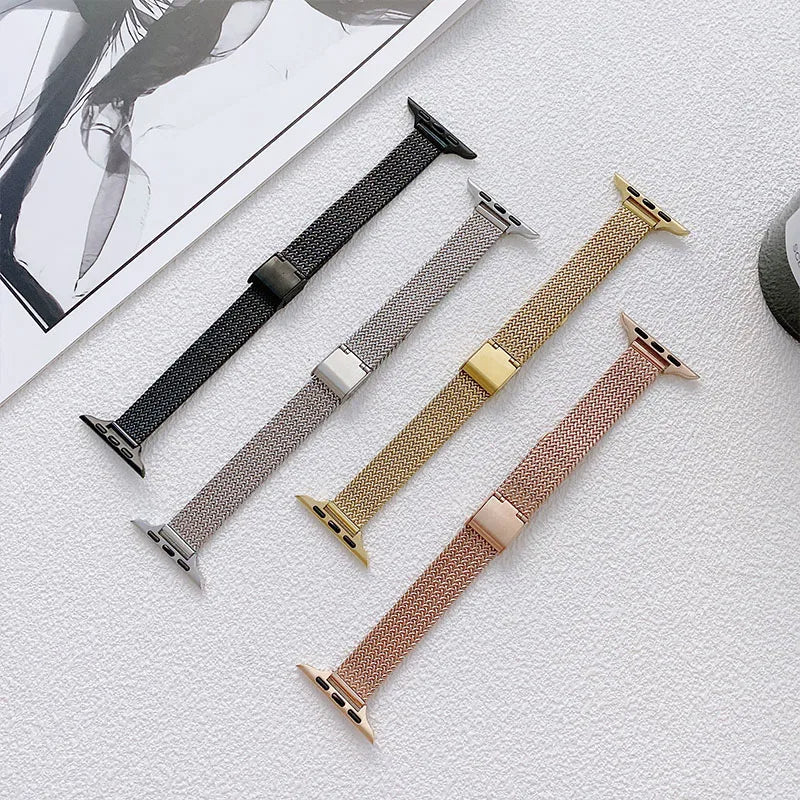 Vera™ – Elegant Mesh Bracelet for Apple Watch