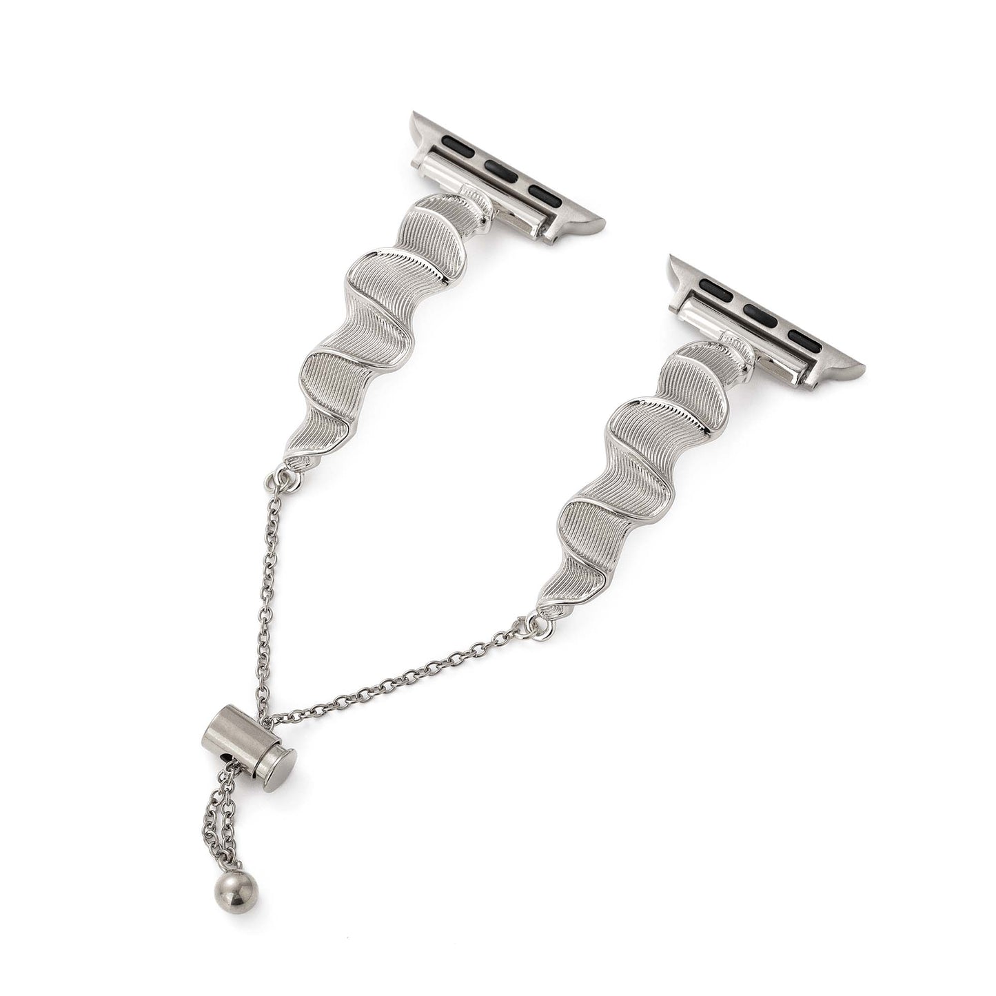 Wavelex™ – Glattes, gewelltes Metallarmband