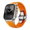 Orange Band-Silver Buckle