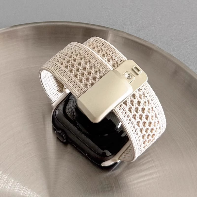 Kairo™ – Woven Mesh Nylon Magnetic Watch Strap For Apple Watch