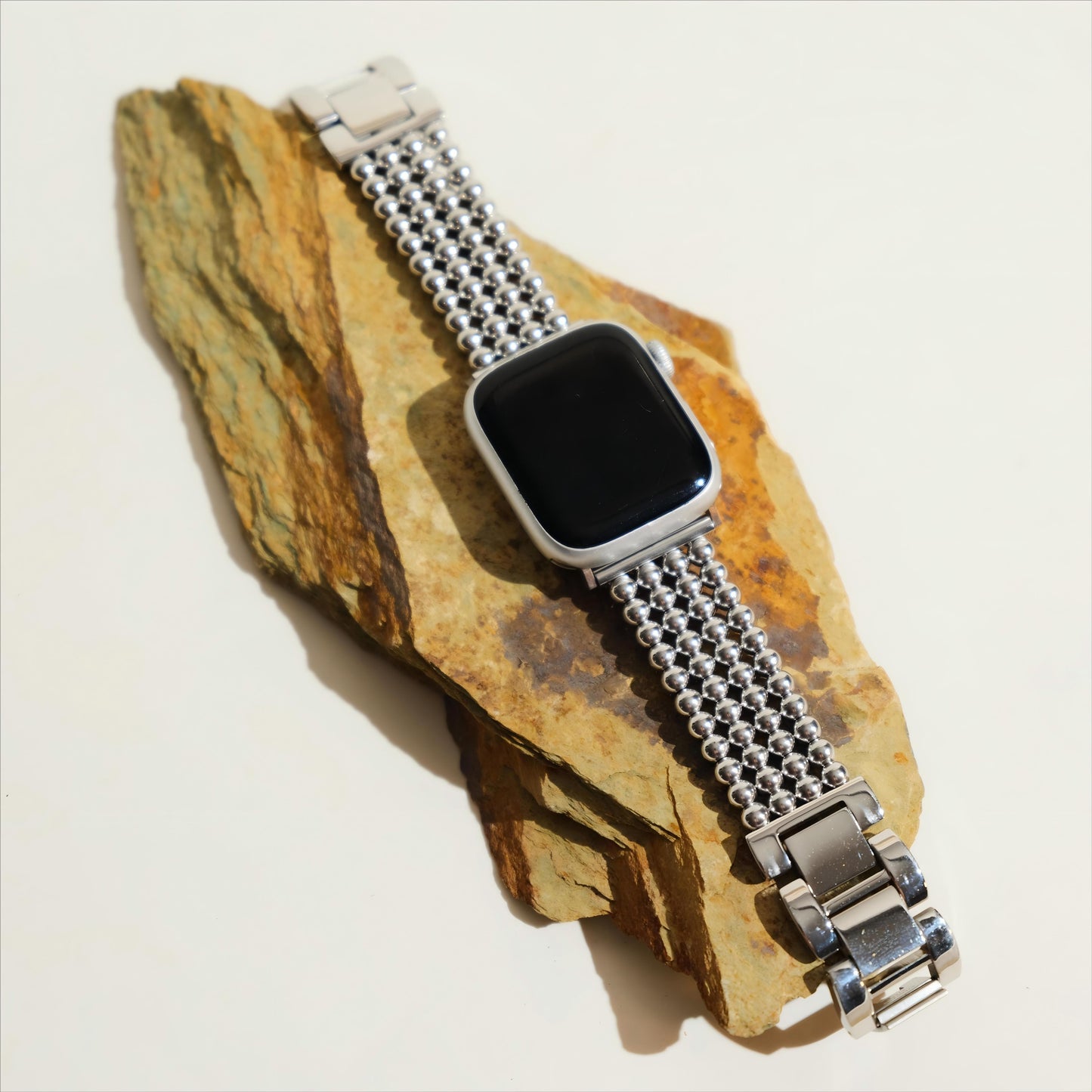 Beadsteel™ – Stainless Steel Beaded Watch Band