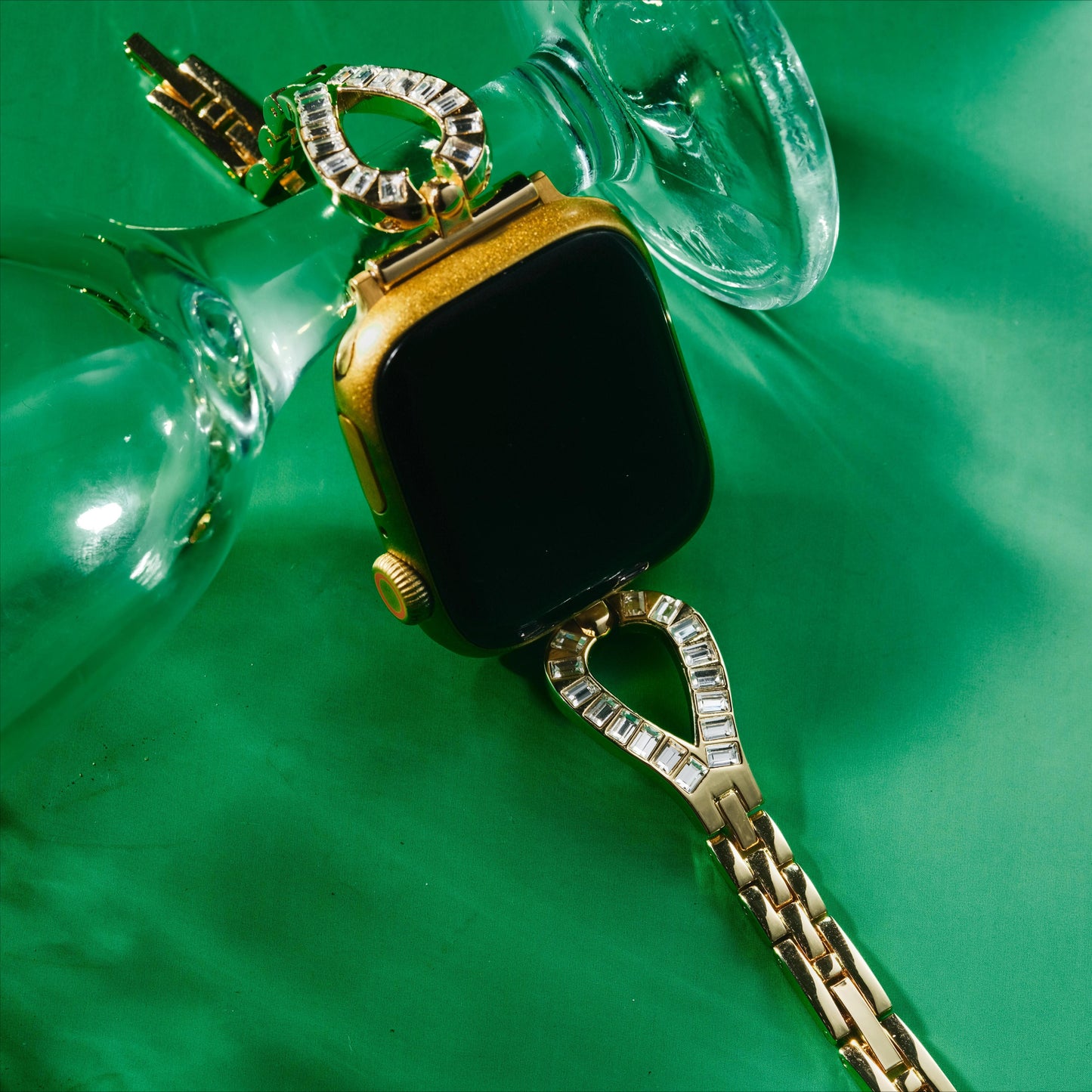 Zirvella™ – Luxuriöses, schmales Zirkon-Uhrenarmband
