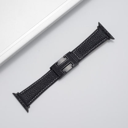 H™ - Leather Magnetic Buckle Strap for Apple Watch