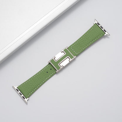 H™ - Leather Magnetic Buckle Strap for Apple Watch