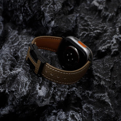 H™ - Leather Magnetic Buckle Strap for Apple Watch