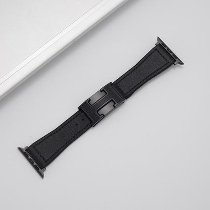 H™ - Leather Magnetic Buckle Strap for Apple Watch