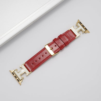 Alure™ – Elegant Holiday Leather Strap For Apple Watch