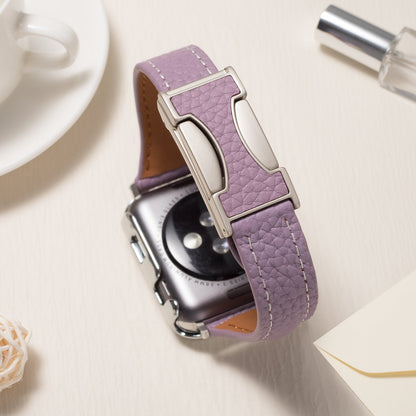 Eloro™ – Leather Magnetic Buckle Strap For Apple Watch