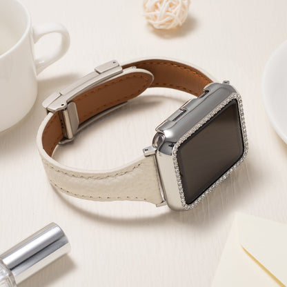Eloro™ – Leather Magnetic Buckle Strap For Apple Watch