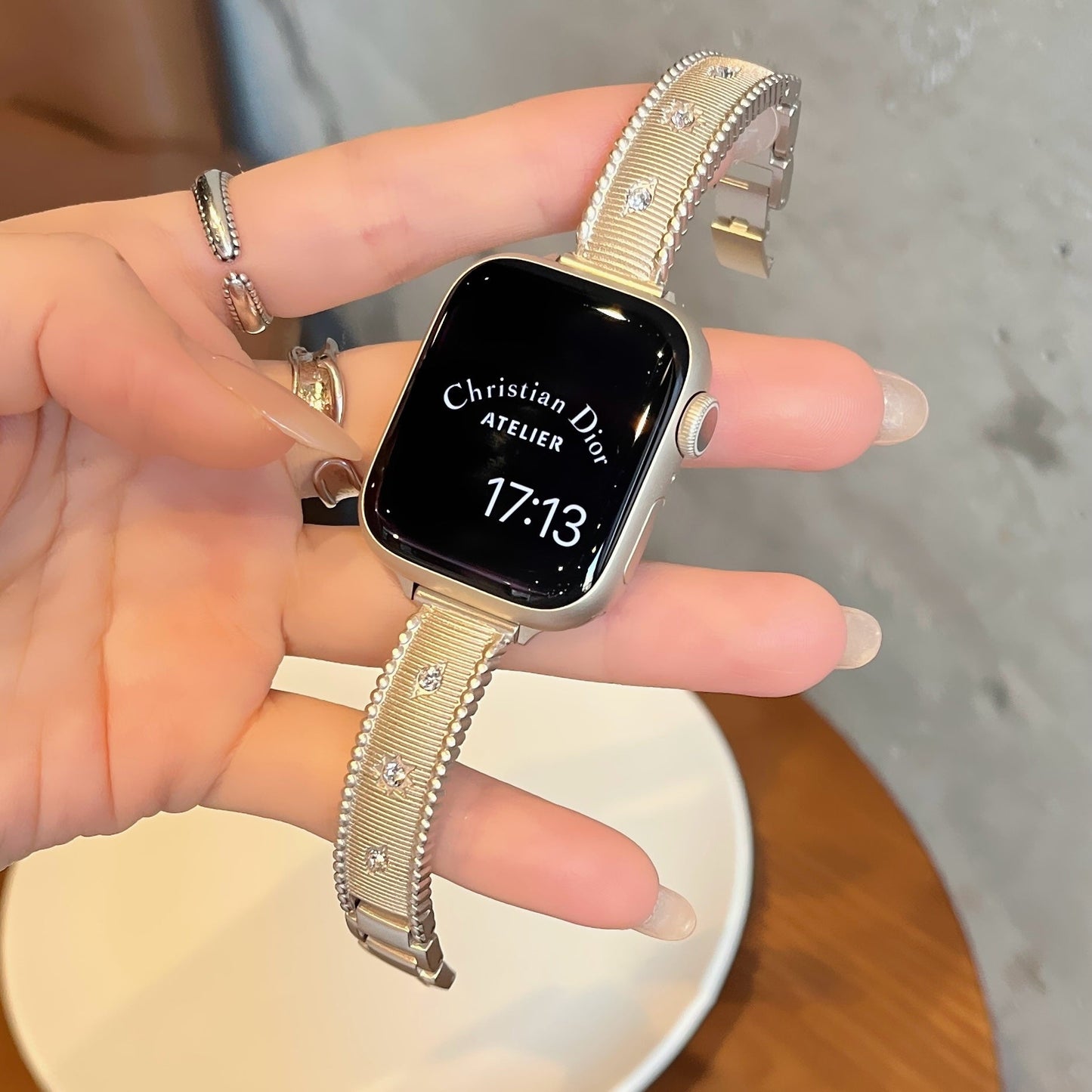 Kim™ | Premium Diamond Metal Band for Apple Watch
