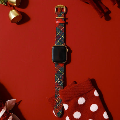 Tartessa™ – Festliches Tartan-Uhrenarmband
