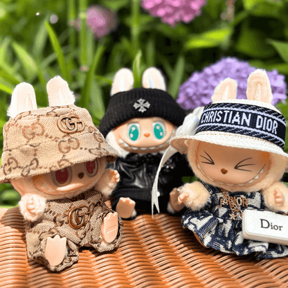 G-Style Outfit Set - Labubu Fashion Clothes (Metallic Logo)
