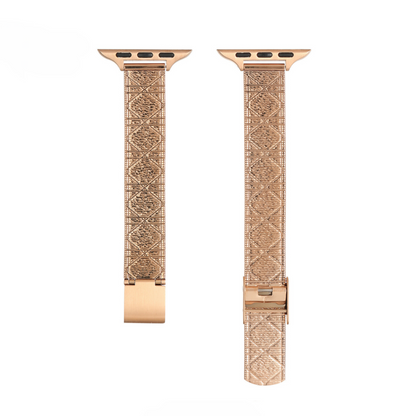 Diametrix™ – Uhrenarmband aus Edelstahl mit Diamantstruktur